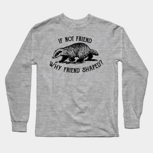 If not friend, why friend shaped? Long Sleeve T-Shirt